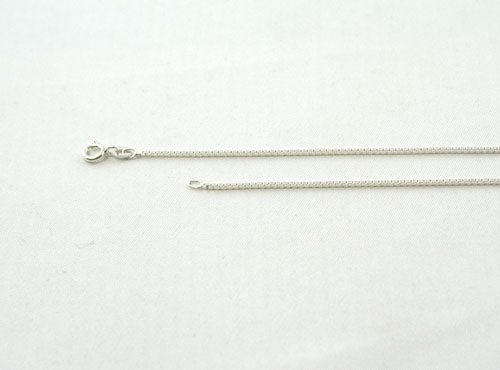 Schlangenkette Silber in 1,4 mm