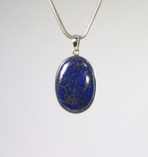 Unikat Anhänger Lapislazuli Oval