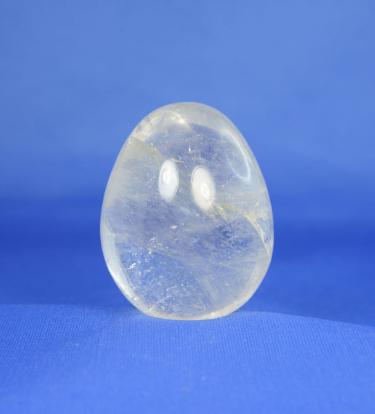 Unikat Bergkristall Ei Groß