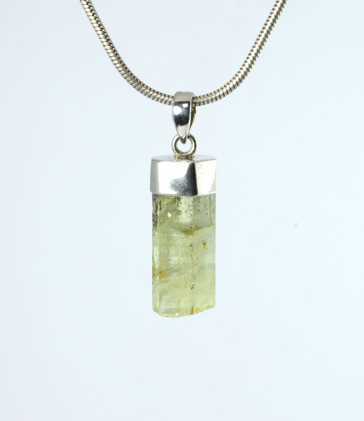 Unikat Anhänger Heliodor Kristall