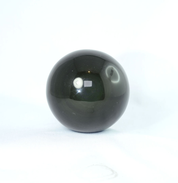 Unikat Regenbogen-Obsidian Kugel 63 mm