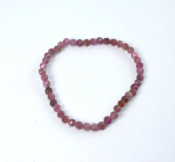 Turmalin Rubellit Armband 4 mm Turmalin Rubellit Armband 4 mm