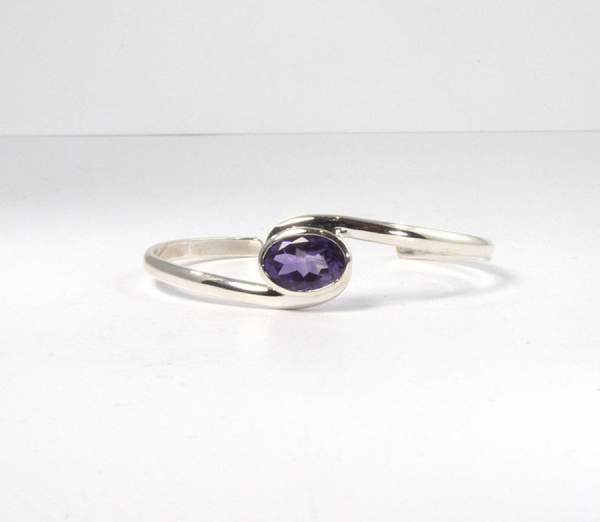 Unikat Armreif Amethyst Oval