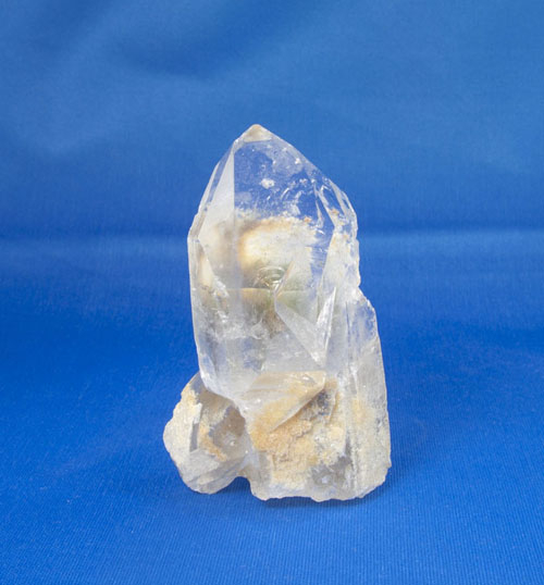 Unikat Bergkristall Phantomquarz mit Chlorit Spitze natur