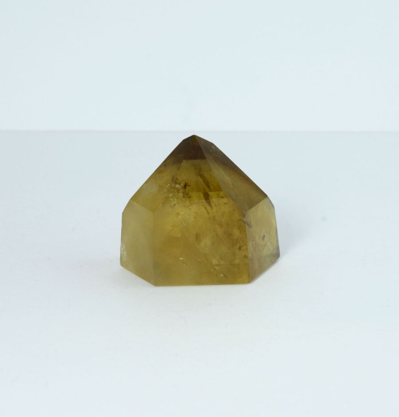 Unikat Citrin Spitze Poliert