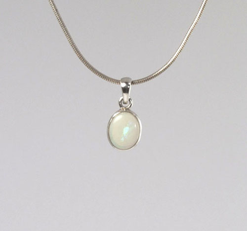 Unikat Anhänger Edelopal Oval