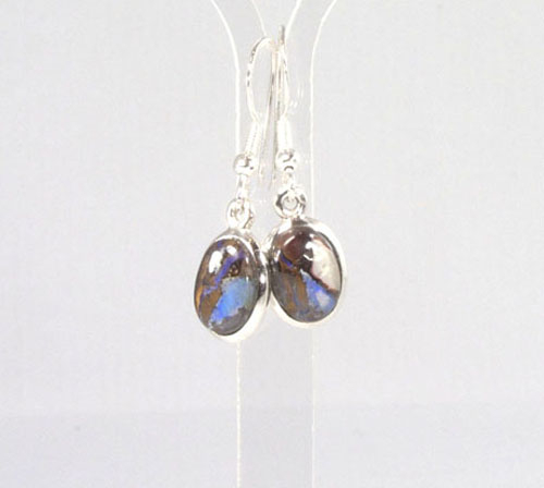 Unikat Ohrhänger Boulder-Opal
