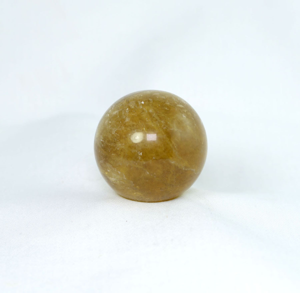 Unikat Fluorit Gelb "Honig-Fluorit" Kugel 45 mm