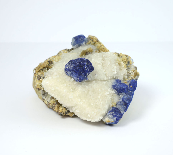 Unikat Lapislazuli auf Marmor