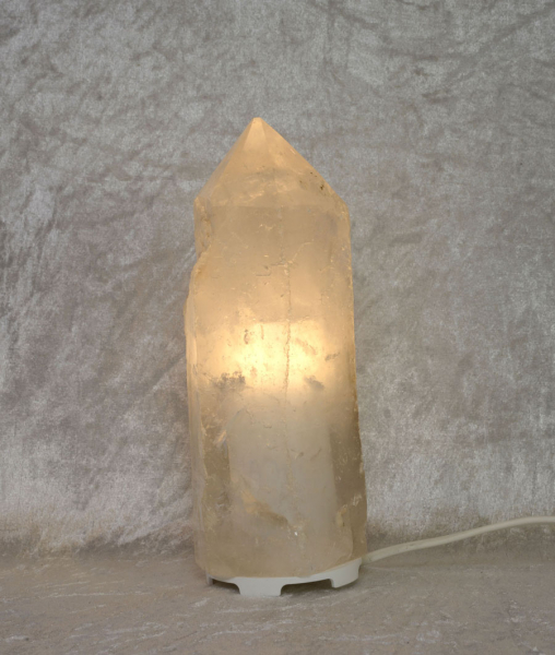 Unikat Bergkristall-Leuchte Kristall