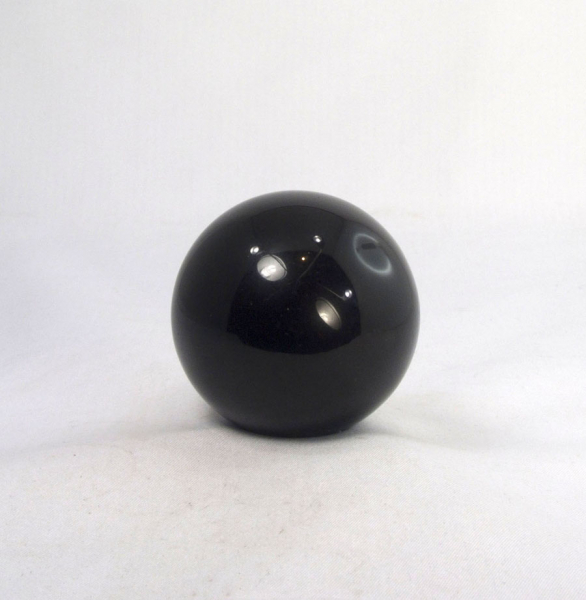Schwarzer Obsidian Kugel 40 mm