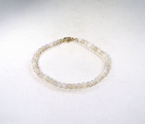 Edelopal Armband Kugel 4 mm Gold 585/ooo