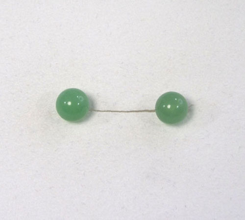 Ohrstecker Chrysopras Kugel 6 mm