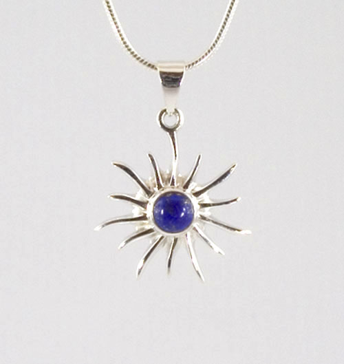 Anhänge Lapislazuli Sonne Klein