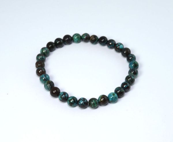 Chrysokoll Armband Kugel 6mm