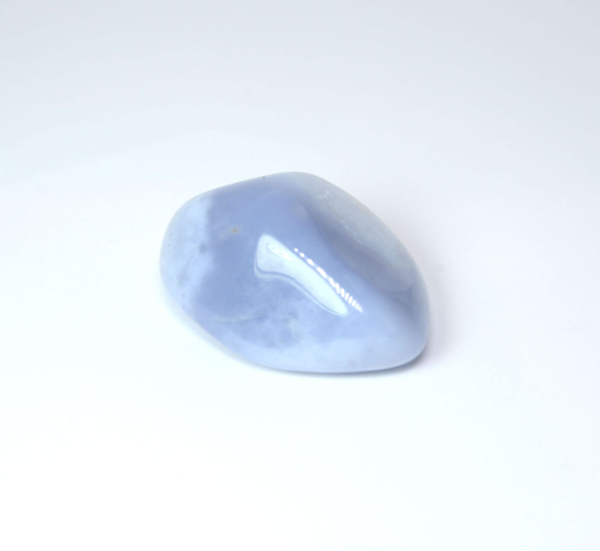 Unikat Chalcedon Blau Handschmeichler