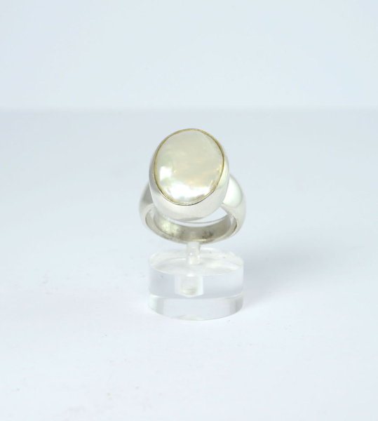 Unikat Ring Perle 20x15 mm