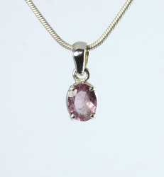 Unikat Anhänge Turmalin Rubellit Oval 9x7 mm Unikat Anhänge Turmalin Rubellit Oval 9x7 mm