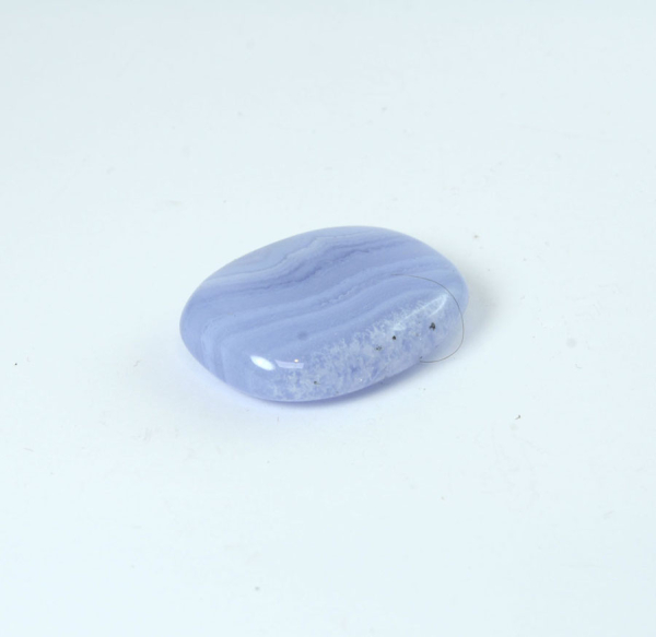 Unikat Chalcedon Blau Handschmeichler