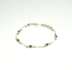 Unikat Smaragd Armband Oval France Unikat Smaragd Armband Oval France