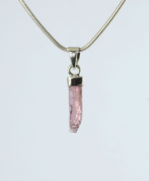 Unikat Anhänger Turmalin Rubellit Kristall