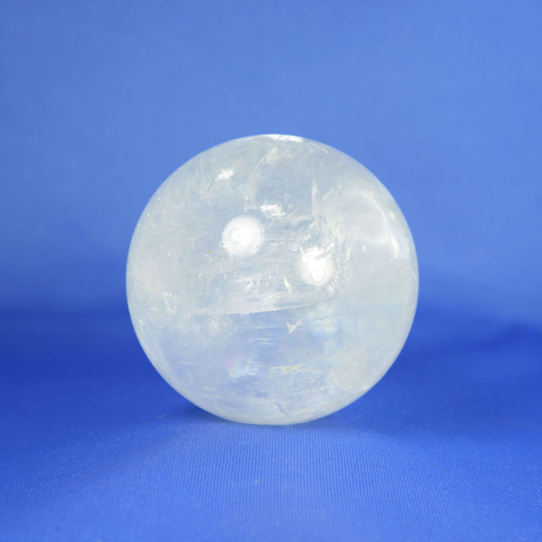 Unikat Calcit Weiß Kugel 55 mm