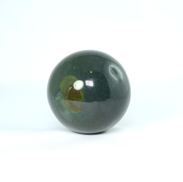 Unikat Heliotrop Kugel 64 mm