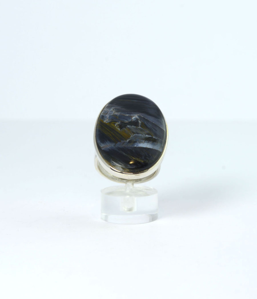 Unikat Ring Pietersit Oval 35x24 mm