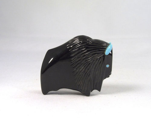 Weißer Büffel mit Türkis groß | Karfunkel Mineralien