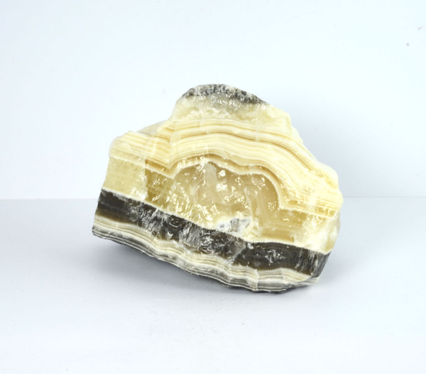 Unikat Zebra-Calcit Rohstein Groß