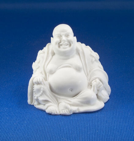 Lachender Buddha Alabaster