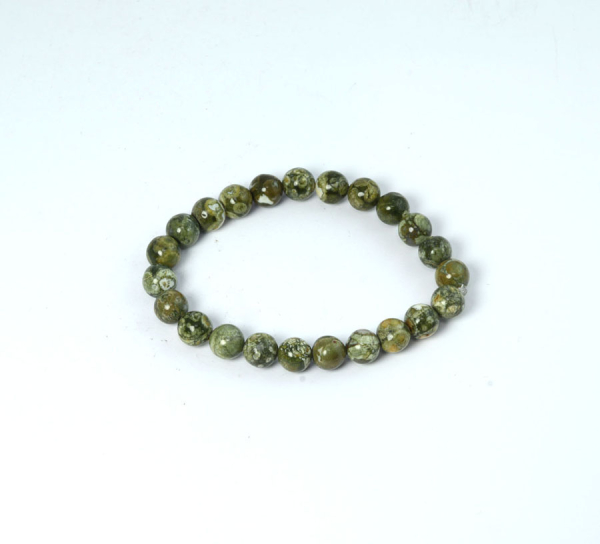 Rhyolith Armband Kugel 8 mm