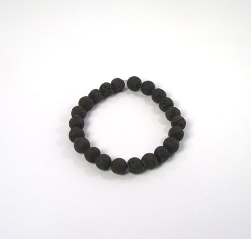 Lava Armband Kugel 8 mm