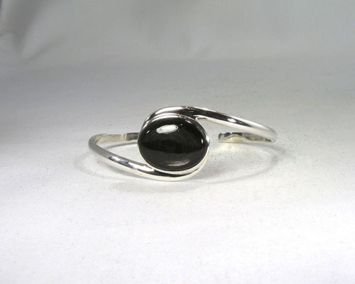 Unikat Armreif Hypersthen Oval