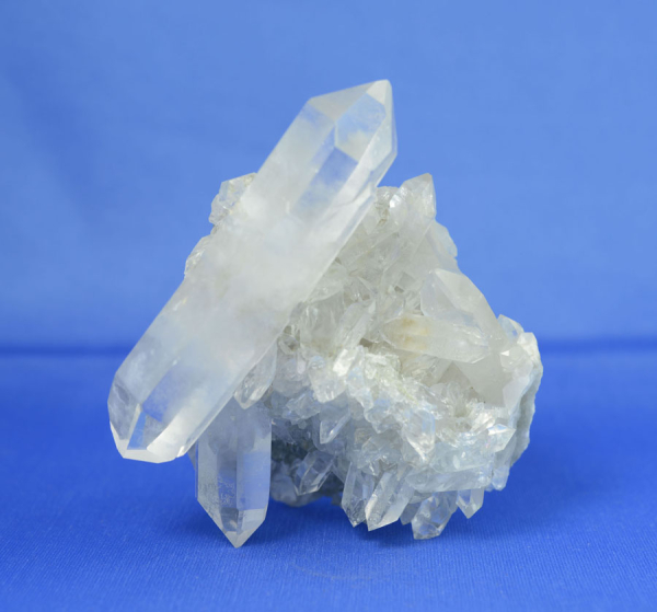 Unikat Bergkristall Stufe Doppelender