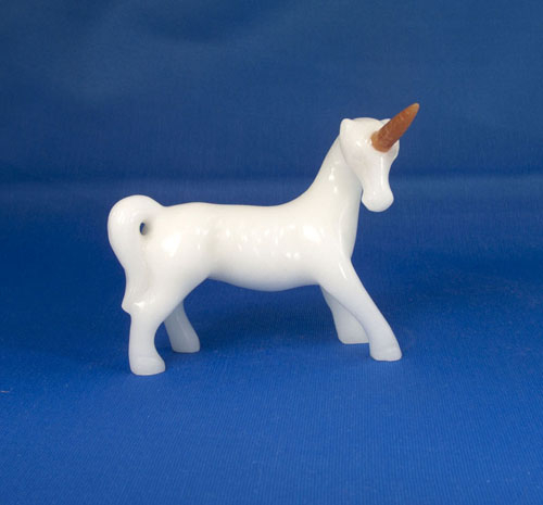 Einhorn Schneequarz