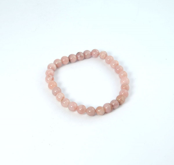 Andenopal rosa Armband 6 mm