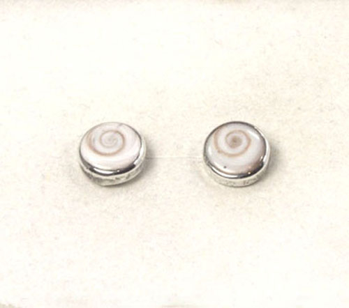Unikat Ohrstecker Shivas Auge Rund