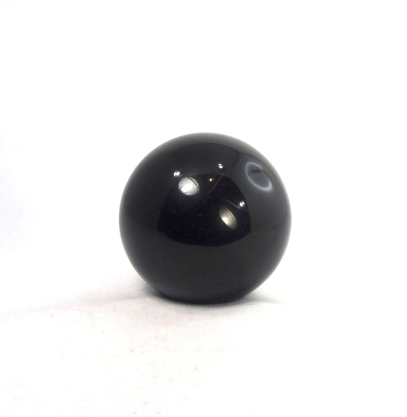 Schwarzer Obsidian Kugel 40 mm