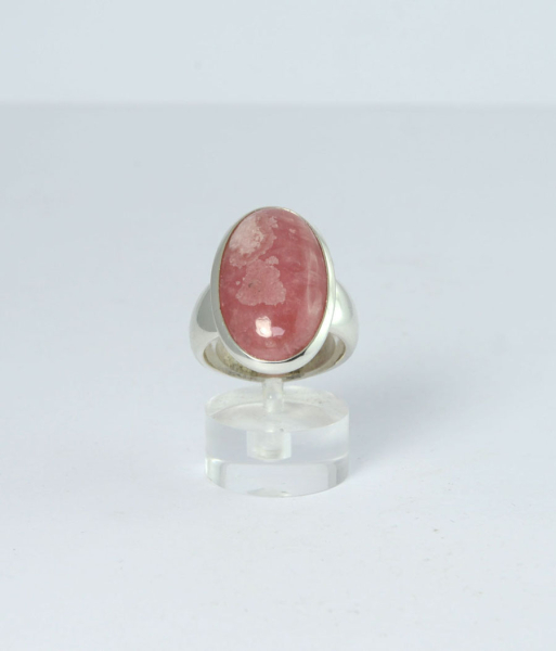 Unikat Ring Rhodochrosit Oval 24x14 mm