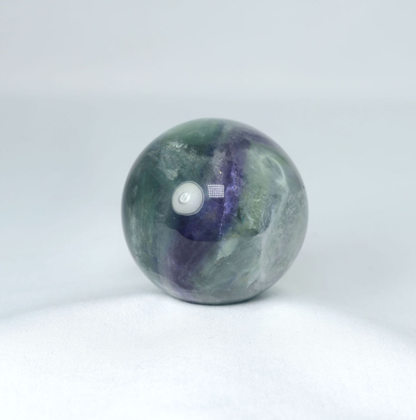 Unikat Fluorit Bunt Kugel 50 mm
