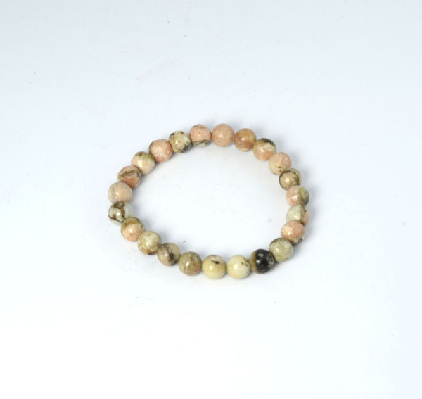 Baryt Armband Kugel 8 mm