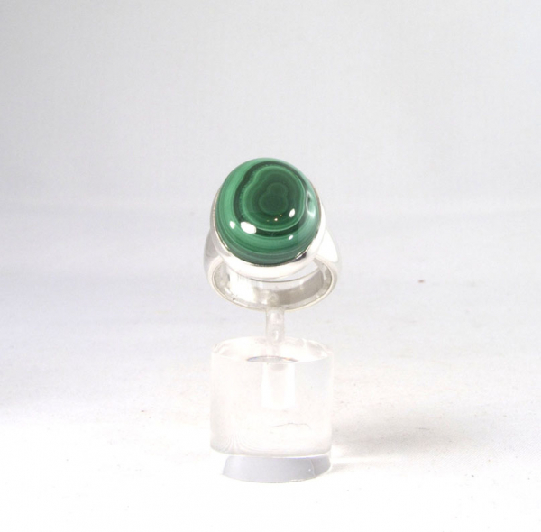 Unikat Ring Malachit Oval