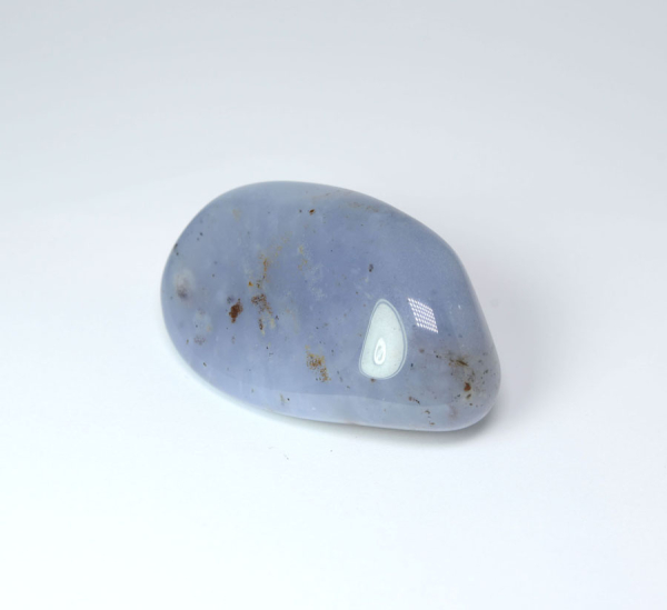 Unikat Chalcedon Blau Handschmeichler Groß
