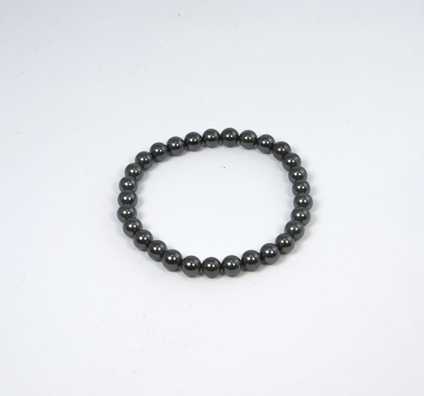 Hämatit Armband Kugel 6 mm