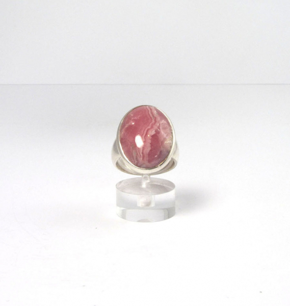 Ring Rhodochrosit Oval