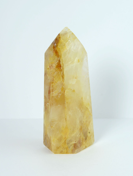 Unikat Limonit-Quarz Spitze Mittel "Golden Healer"