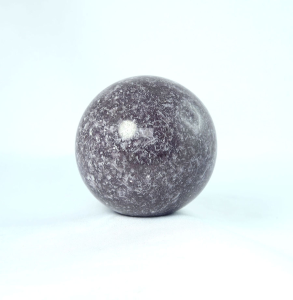 Unikat Lepidolith Kugel 61 mm
