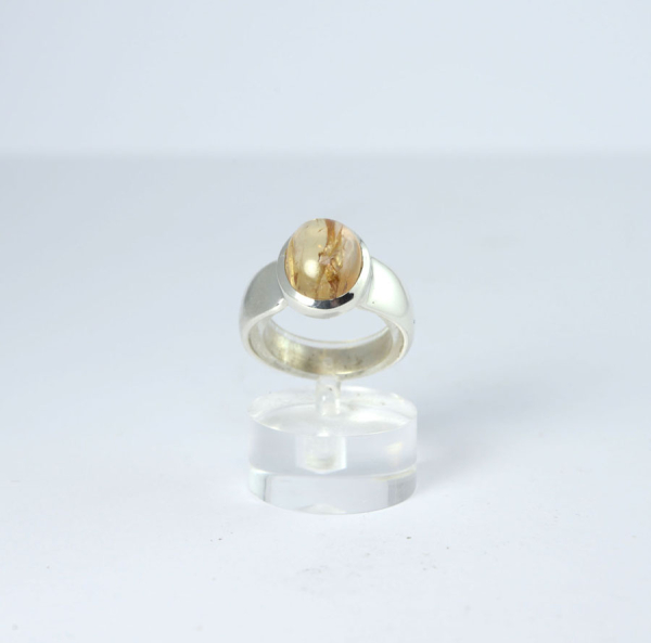 Unikat Ring Topas Gold Oval 10x8 mm