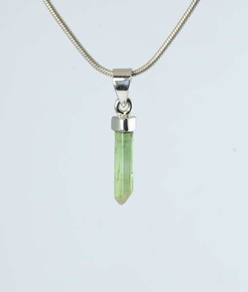 Unikat Anhänger Turmalin Verdelith Kristall